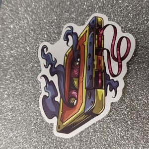 10/$10 Cassette Tape WATERPOOF Sticker